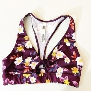 Pink Victoria’s Secret Ultimate Lightly Lined Floral Sports Bra S Red/Yellow